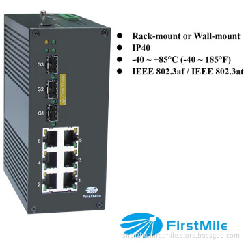 Gigabit Managed Industrial Poe Switch IDS P509